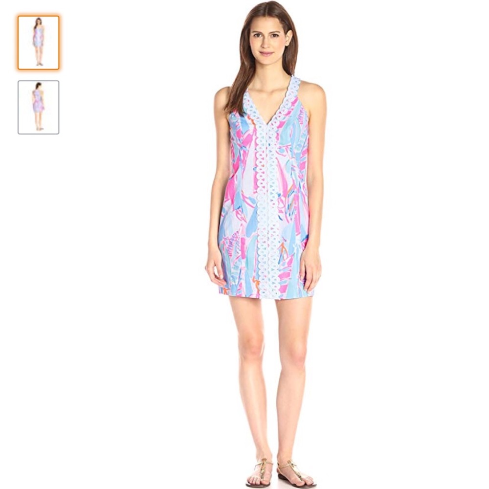 Lilly Pulitzer Lynn Shift Dress in Out To Sea